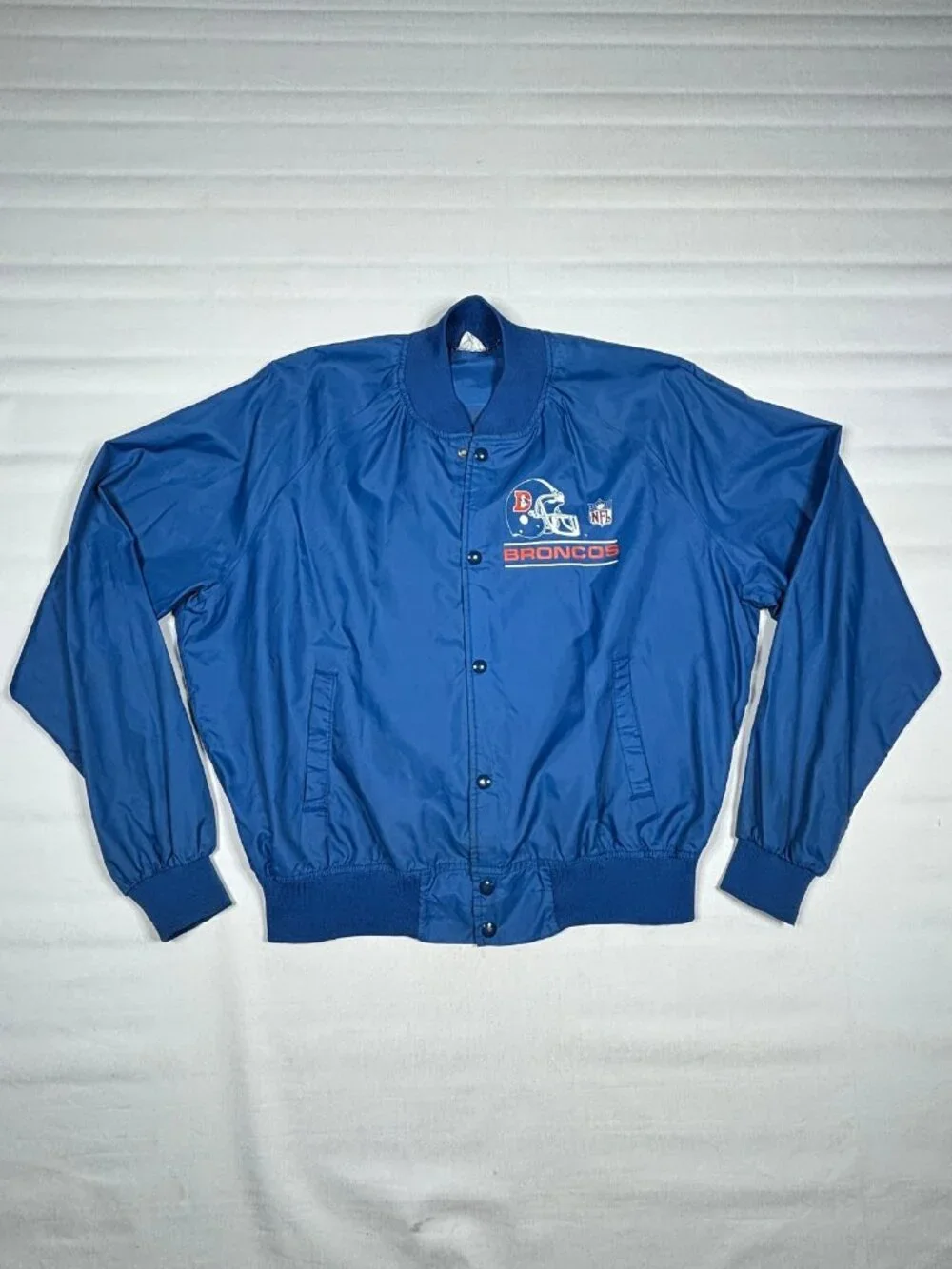 Vintage Chalk Line Denver Broncos Sideline Jacket Mens XL Snap Windbreaker NFL